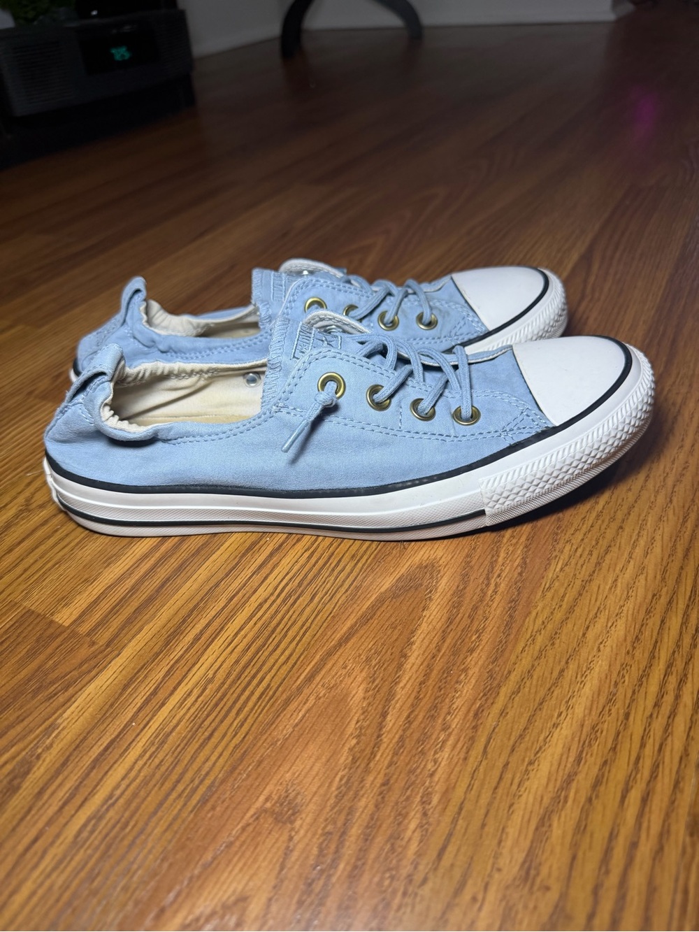 Converse Chuck Taylor All Star Shoreline Slip On Sneakers Blue 9 - Picture 4 of 6